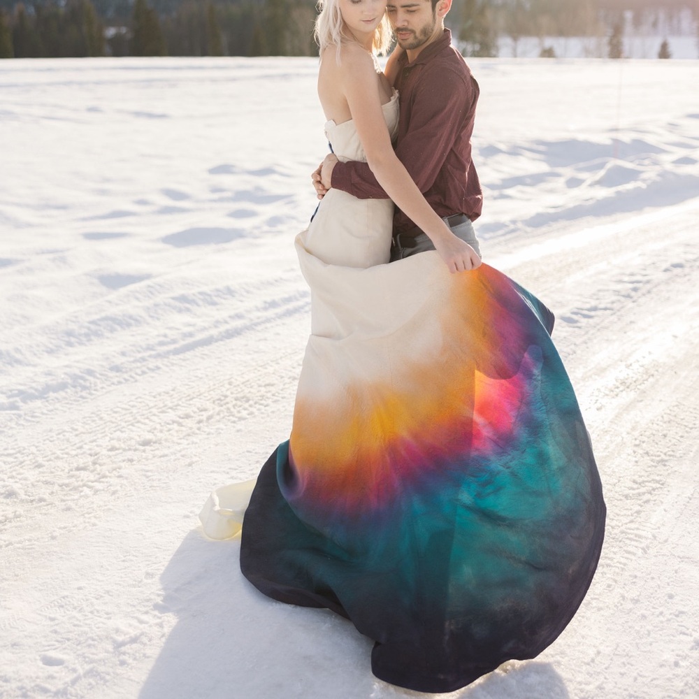 Custom Silk Wedding Dress sz12